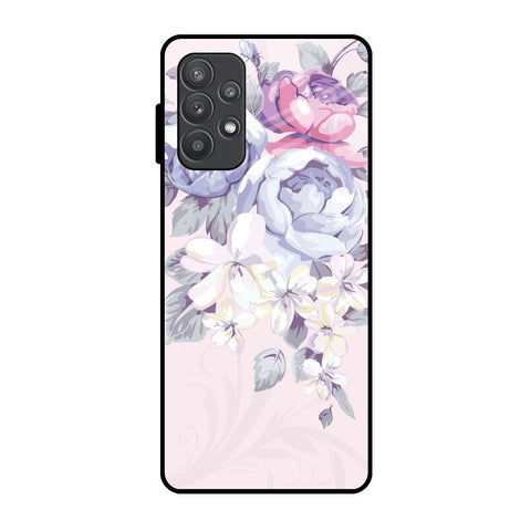 Elegant Floral Samsung Galaxy A52 Glass Back Cover Online