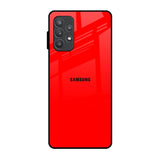 Blood Red Samsung Galaxy A52 Glass Back Cover Online