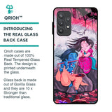 Radha Krishna Art Glass Case for Samsung Galaxy A52