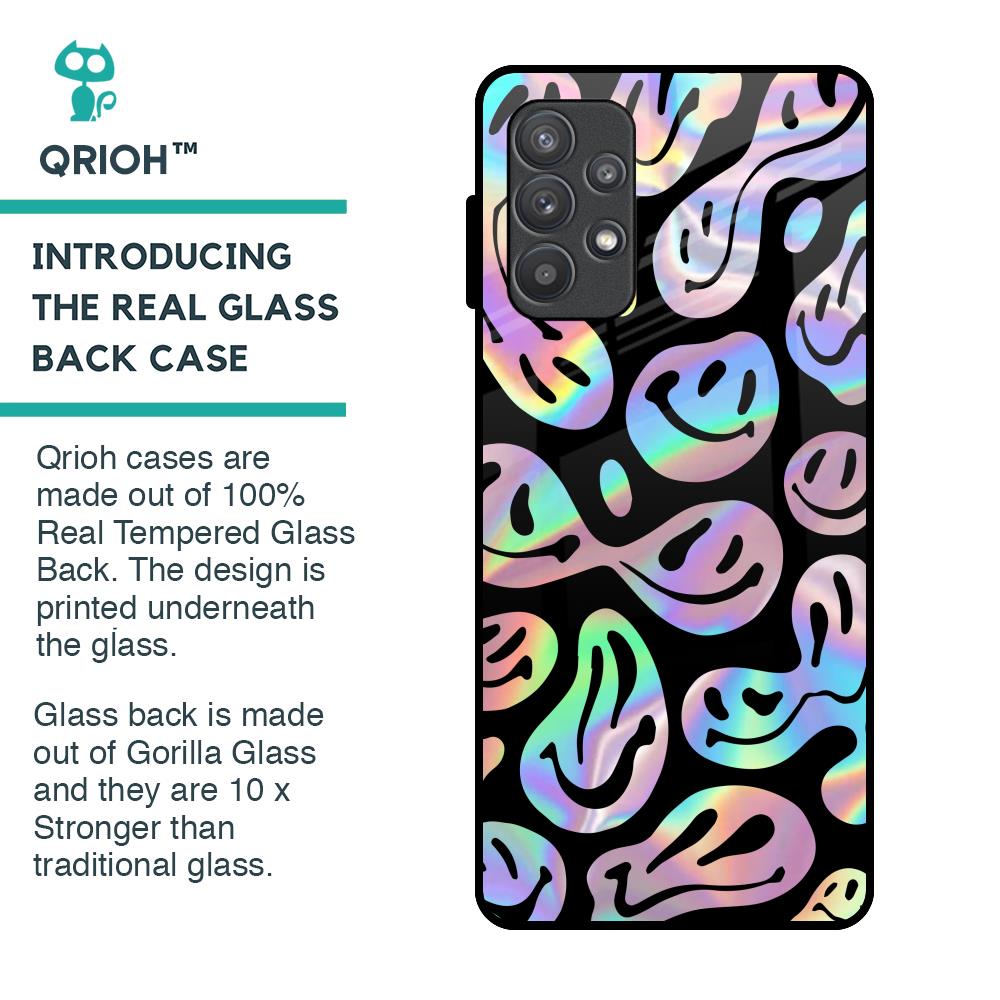 Acid Smile Glass Case for Samsung Galaxy A52