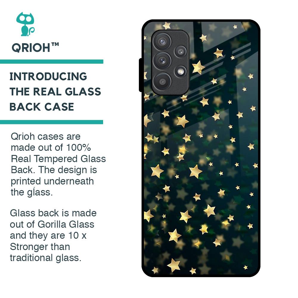 Dazzling Stars Glass Case For Samsung Galaxy A52