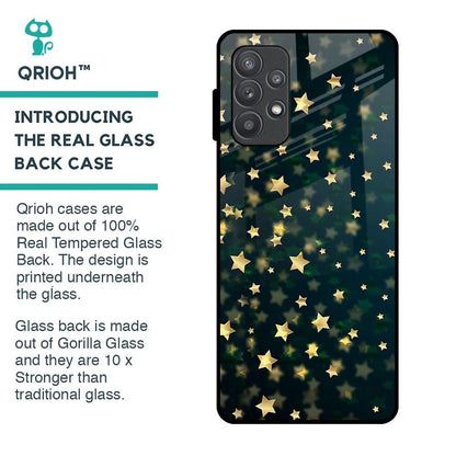 Dazzling Stars Glass Case For Samsung Galaxy A52