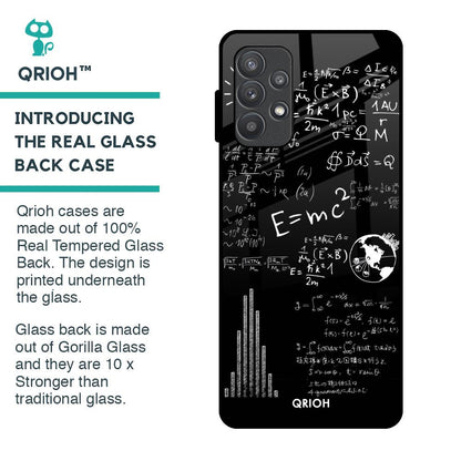 Funny Math Glass Case for Samsung Galaxy A52