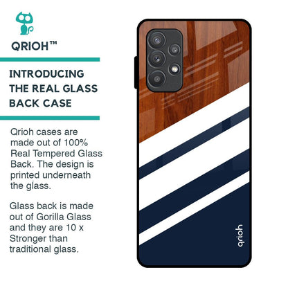 Bold Stripes Glass Case for Samsung Galaxy A52