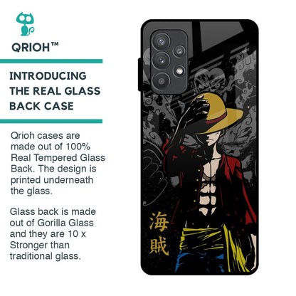 Dark Luffy Glass Case for Samsung Galaxy A52