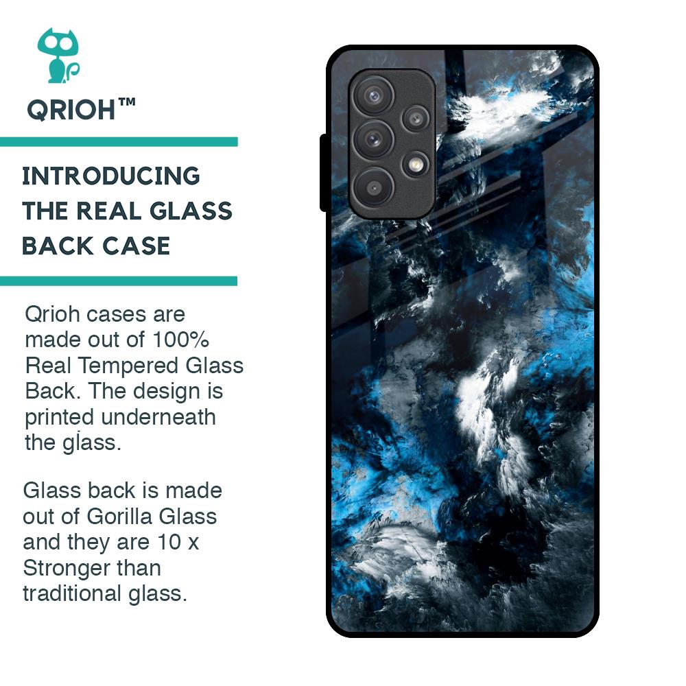 Cloudy Dust Glass Case for Samsung Galaxy A52