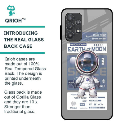 Space Flight Pass Glass Case for Samsung Galaxy A52