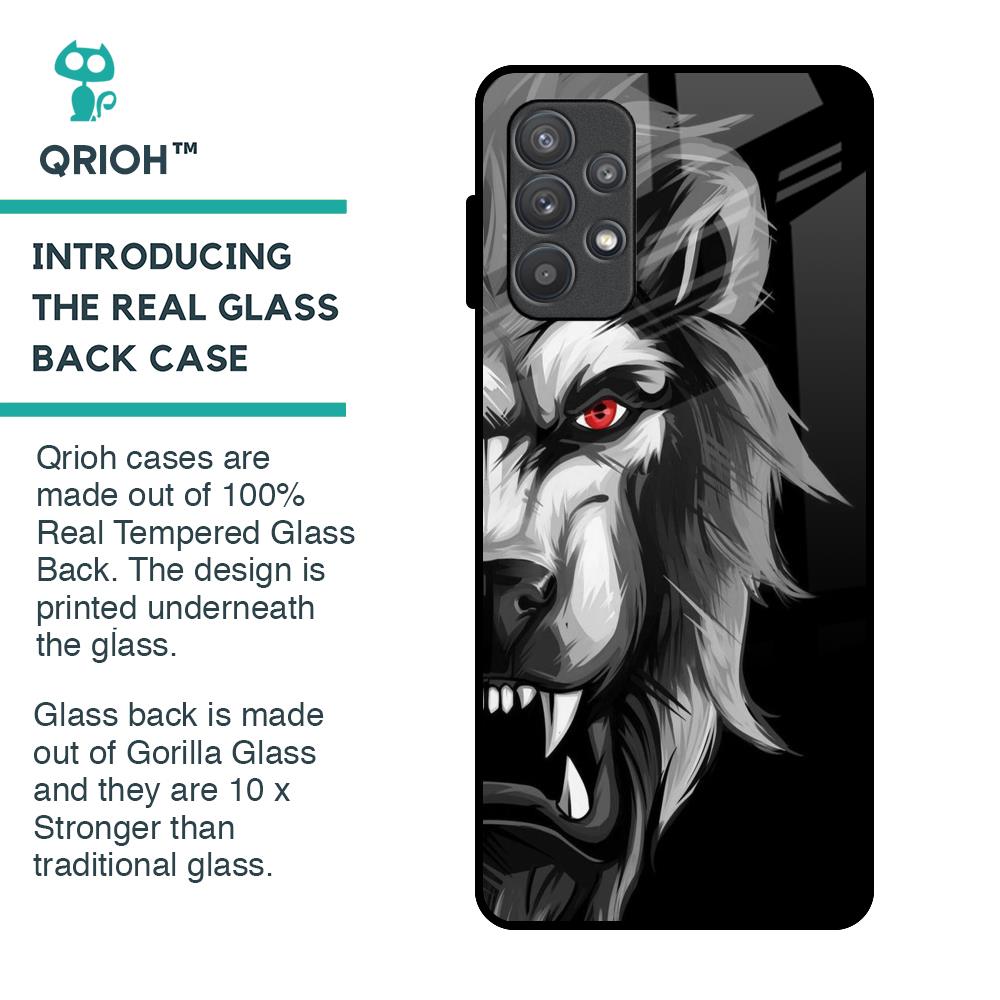 Wild Lion Glass Case for Samsung Galaxy A52