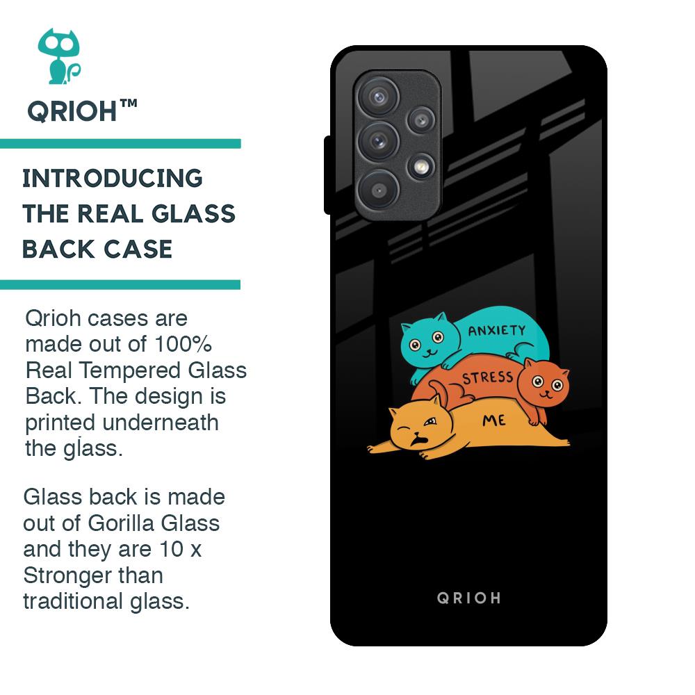 Anxiety Stress Glass Case for Samsung Galaxy A52