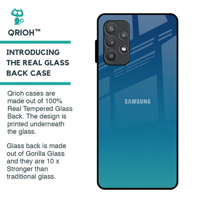 Celestial Blue Glass Case For Samsung Galaxy A52