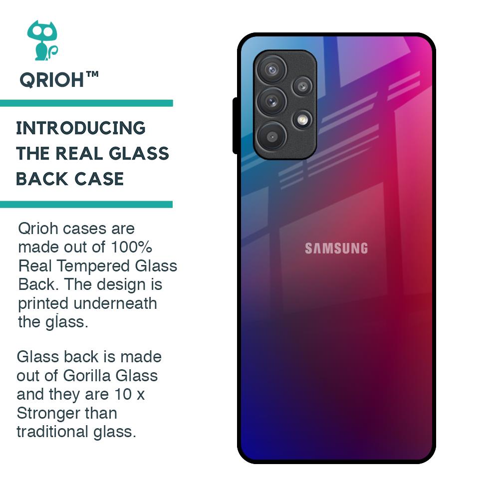 Magical Color Shade Glass Case for Samsung Galaxy A52