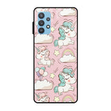 Balloon Unicorn Samsung Galaxy A52 Glass Cases & Covers Online