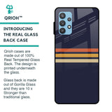 Tricolor Stripes Glass Case For Samsung Galaxy A52