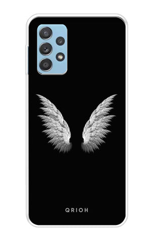 White Angel Wings Samsung Galaxy A52 Back Cover
