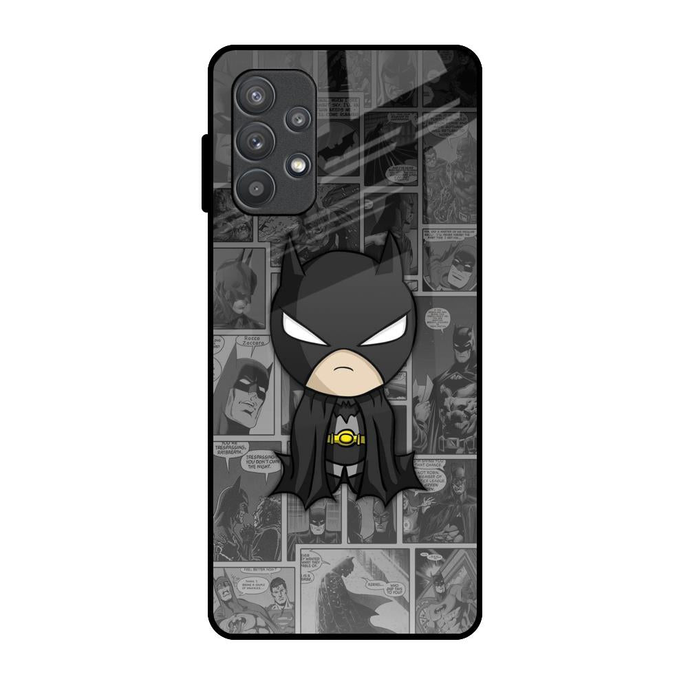 Cartoon Art Samsung Galaxy A72 Glass Back Cover Online