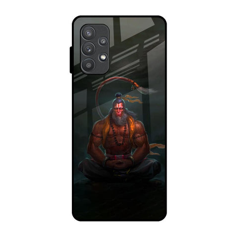 Lord Hanuman Animated Samsung Galaxy A72 Glass Back Cover Online
