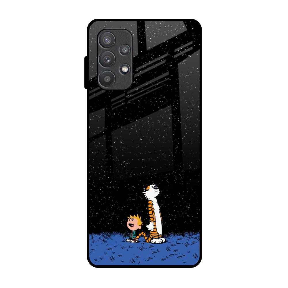 Night Sky Star Samsung Galaxy A72 Glass Back Cover Online