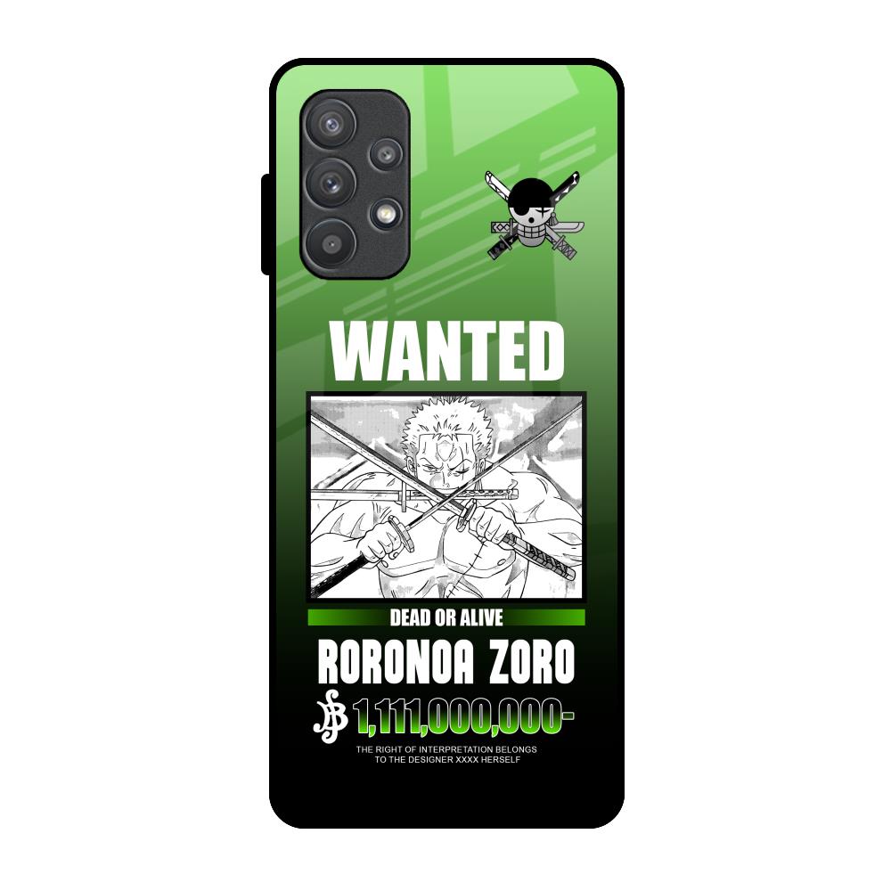 Zoro Wanted Samsung Galaxy A72 Glass Back Cover Online
