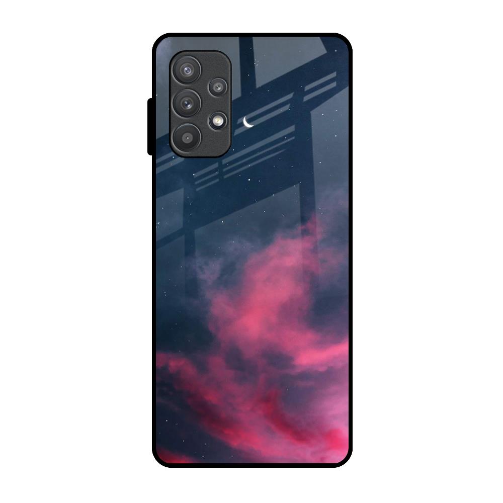 Moon Night Samsung Galaxy A72 Glass Back Cover Online