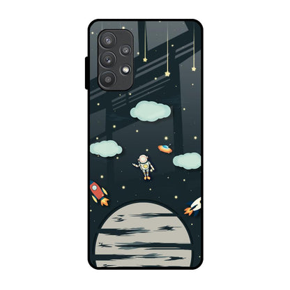 Astronaut Dream Samsung Galaxy A72 Glass Back Cover Online