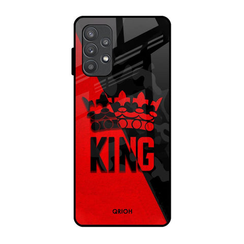 I Am A King Samsung Galaxy A72 Glass Back Cover Online