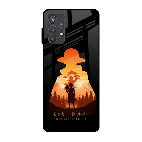 Luffy One Piece Samsung Galaxy A72 Glass Back Cover Online
