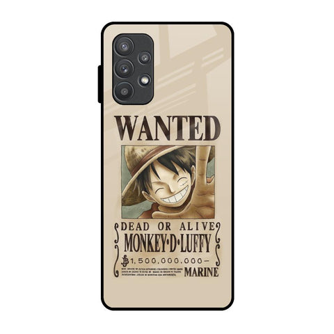 Luffy Wanted Samsung Galaxy A72 Glass Back Cover Online