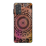 Floral Mandala Samsung Galaxy A72 Glass Back Cover Online