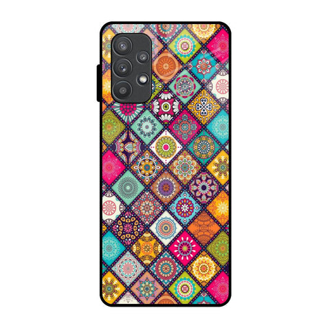 Multicolor Mandala Samsung Galaxy A72 Glass Back Cover Online