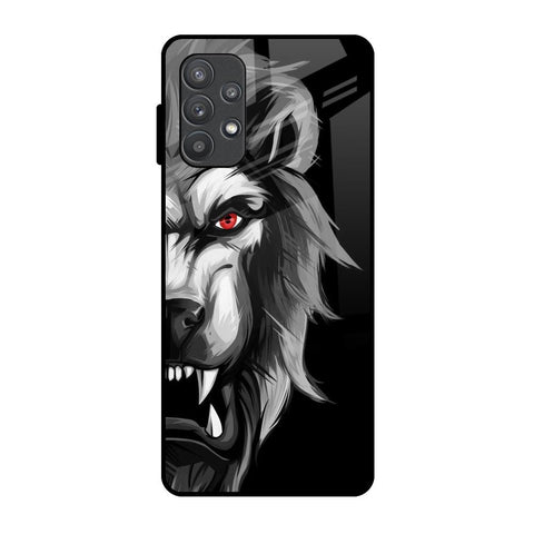 Wild Lion Samsung Galaxy A72 Glass Back Cover Online
