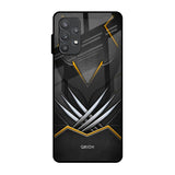 Black Warrior Samsung Galaxy A72 Glass Back Cover Online