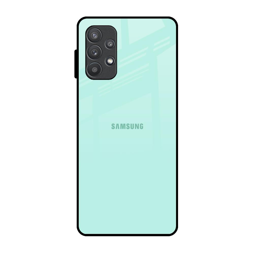 Teal Samsung Galaxy A72 Glass Back Cover Online