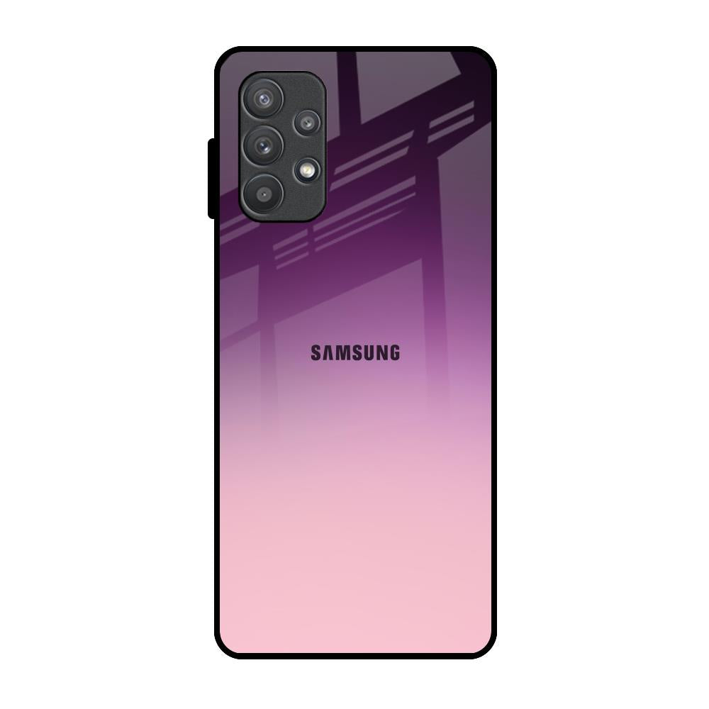 Purple Gradient Samsung Galaxy A72 Glass Back Cover Online