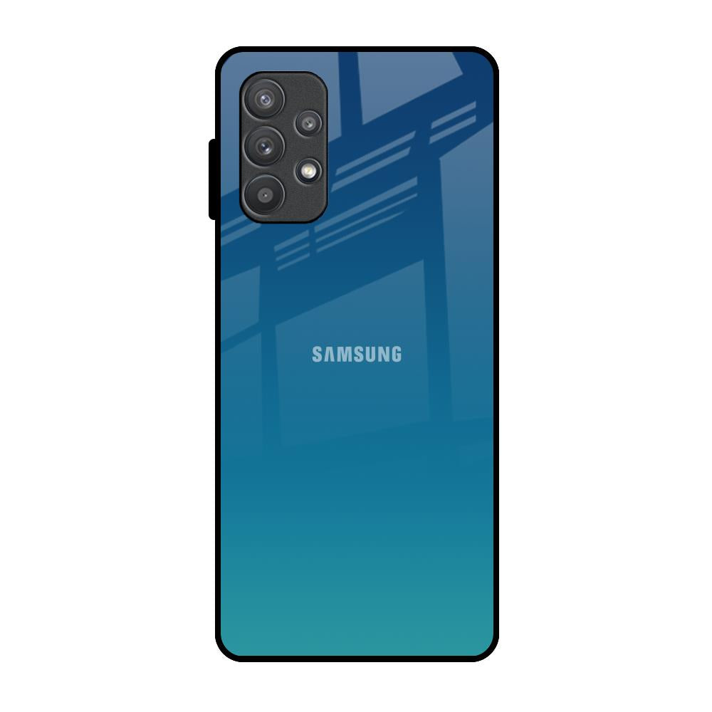Celestial Blue Samsung Galaxy A72 Glass Back Cover Online