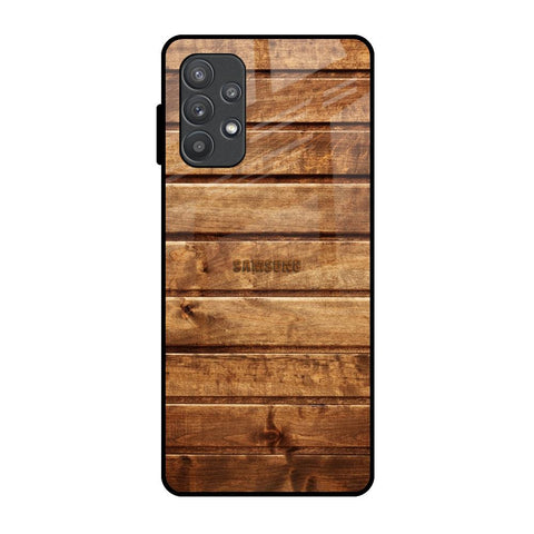 Wooden Planks Samsung Galaxy A72 Glass Back Cover Online