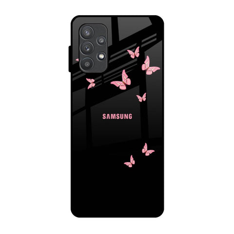 Fly Butterfly Samsung Galaxy A72 Glass Back Cover Online