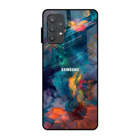 Colored Storm Samsung Galaxy A72 Glass Back Cover Online