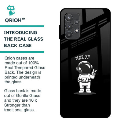 Peace Out Astro Glass Case for Samsung Galaxy A72