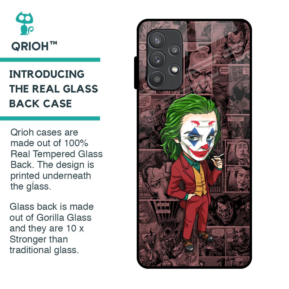 Joker Cartoon Glass Case for Samsung Galaxy A72