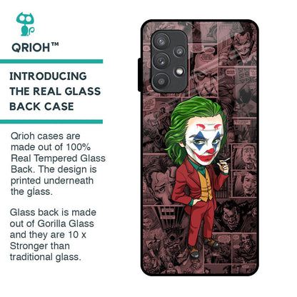 Joker Cartoon Glass Case for Samsung Galaxy A72