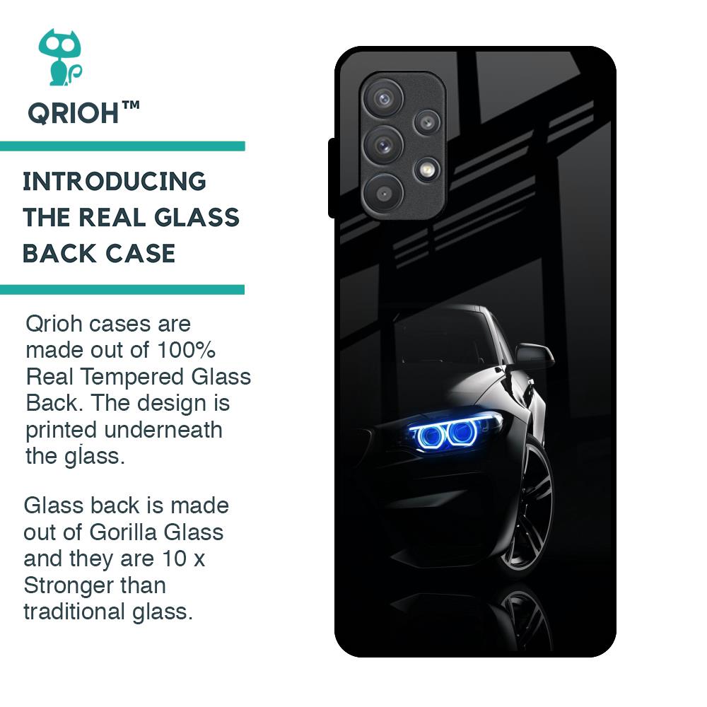 Car In Dark Glass Case for Samsung Galaxy A72