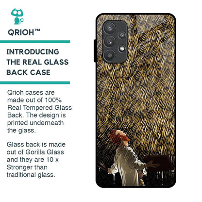 Rain Festival Glass Case for Samsung Galaxy A72