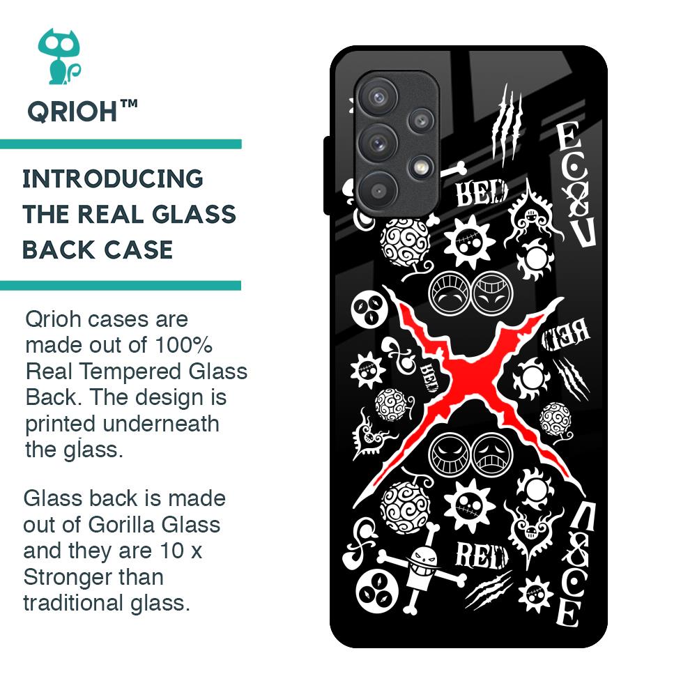 Red Zone Glass Case for Samsung Galaxy A72