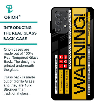 Aircraft Warning Glass Case for Samsung Galaxy A72