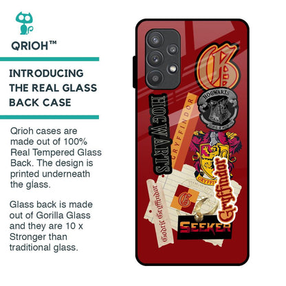 Gryffindor Glass Case for Samsung Galaxy A72