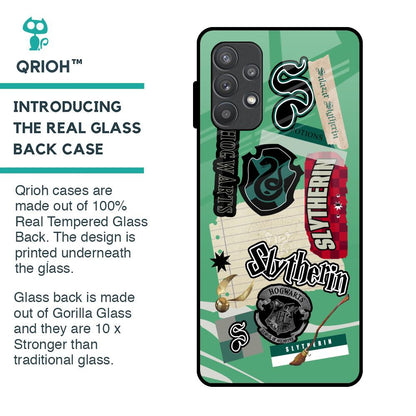 Slytherin Glass Case for Samsung Galaxy A72