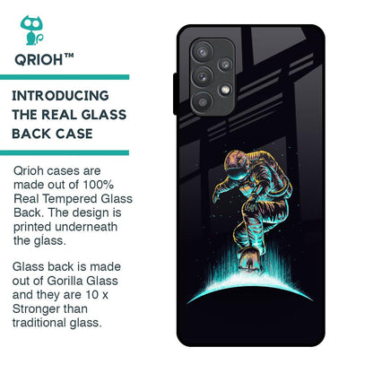 Star Ride Glass Case for Samsung Galaxy A72