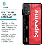Supreme Ticket Glass Case for Samsung Galaxy A72