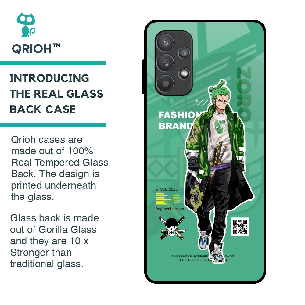 Zoro Bape Glass Case for Samsung Galaxy A72
