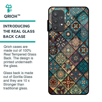 Retro Art Glass Case for Samsung Galaxy A72